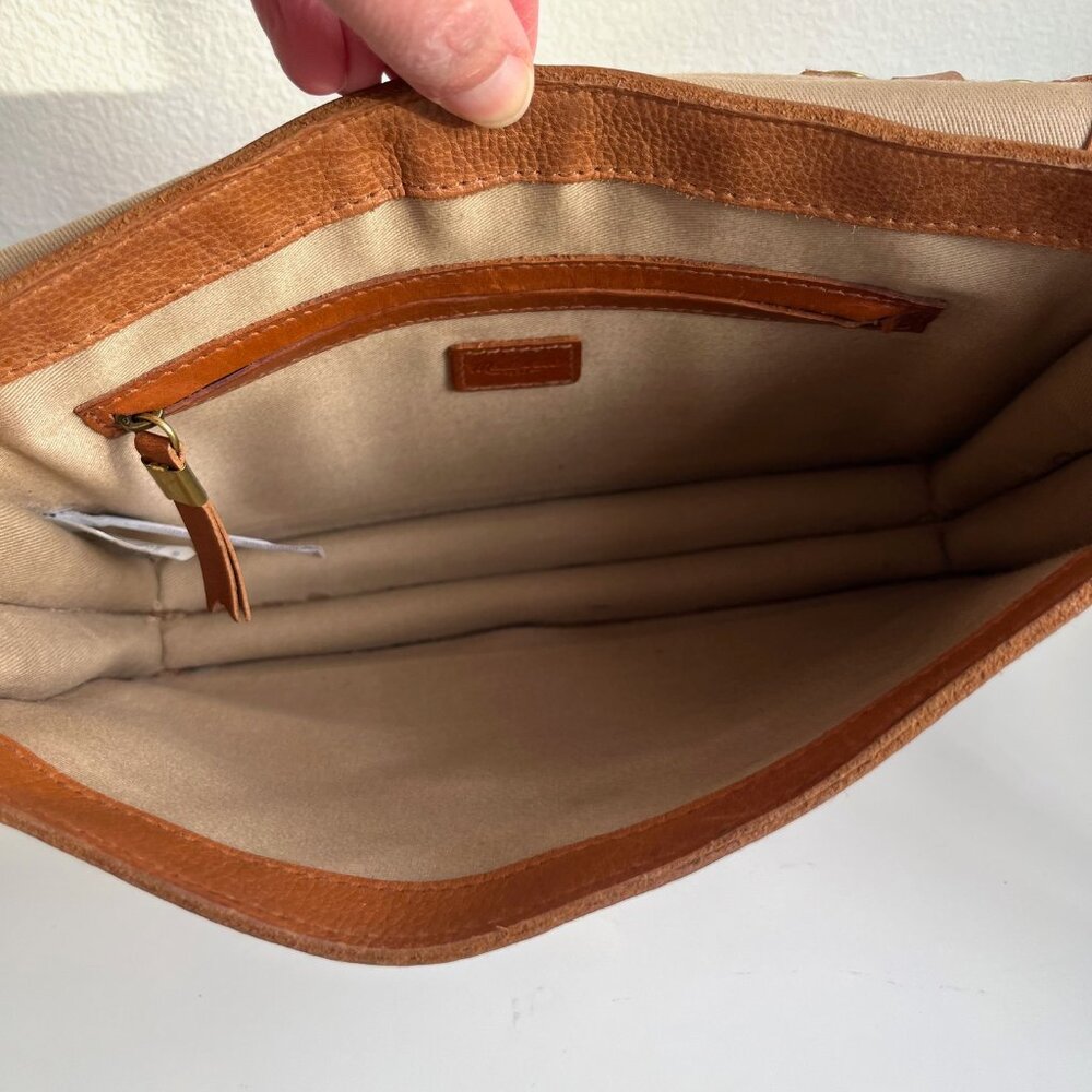 Vintage Madewell "The Sketchbook" Rich Brown Leather Bag - Picture 12 of 13